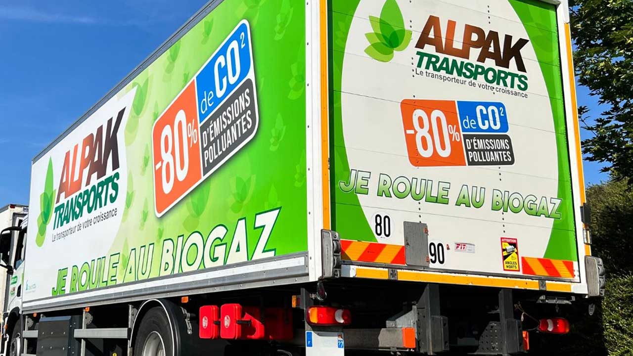Alpak Transports mise sur le biogaz pour décarboner sa flotte